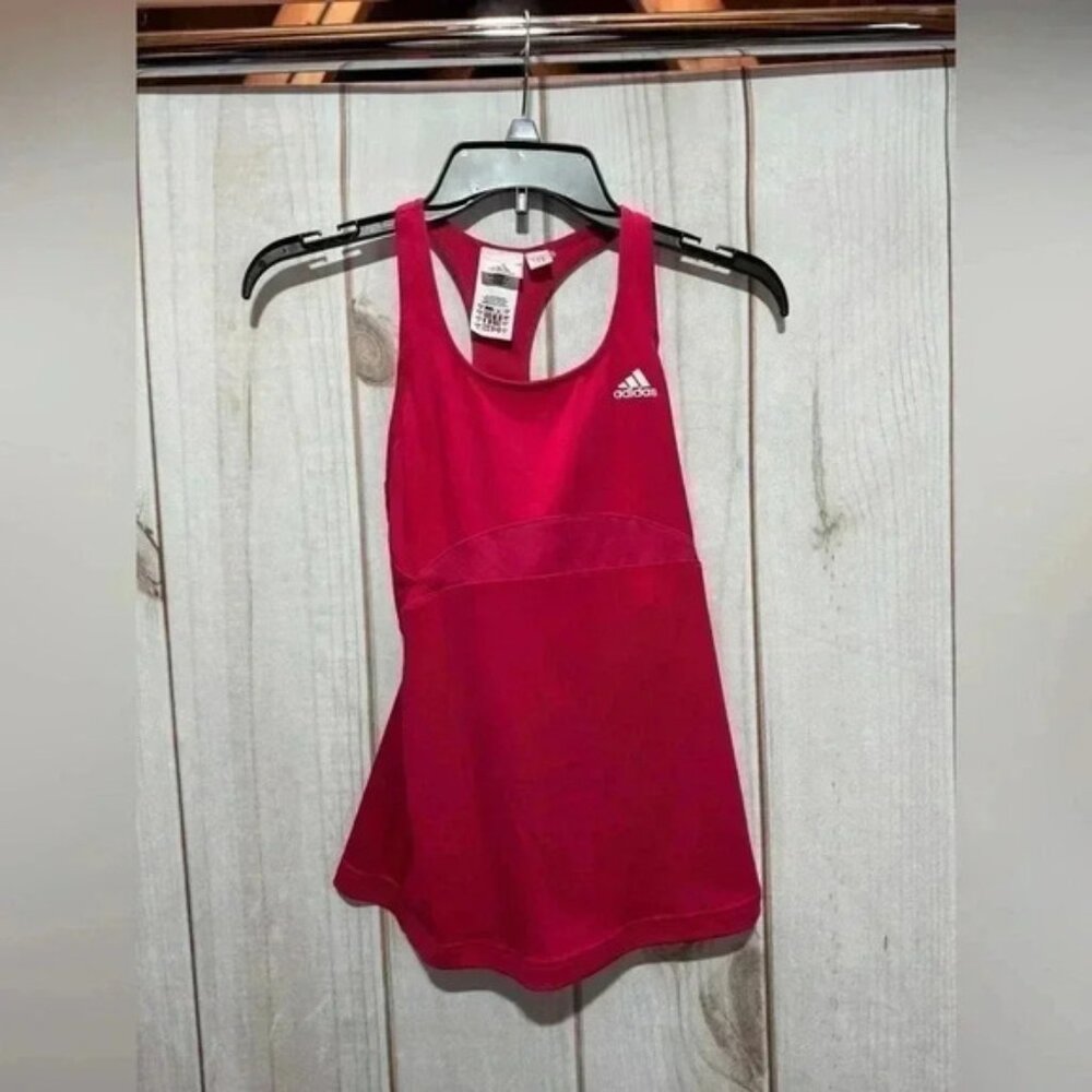 Adidas Women’s Pink Activewear Tank With Built In Support Size Small